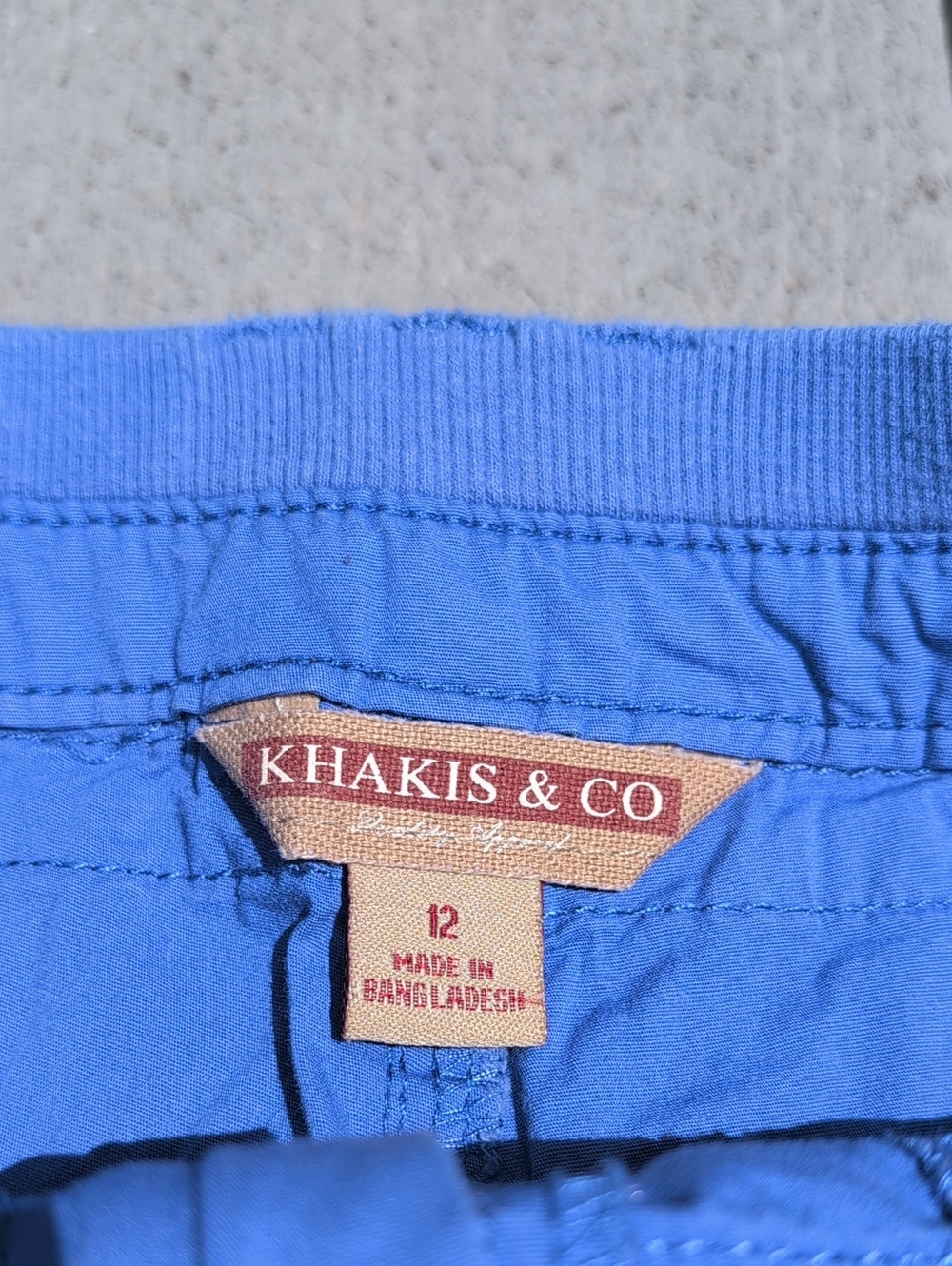 Khakis & Company Blue Bermuda Cargo Shorts | Kahkis & Co Bermuda Shorts - Picture 2 of 9